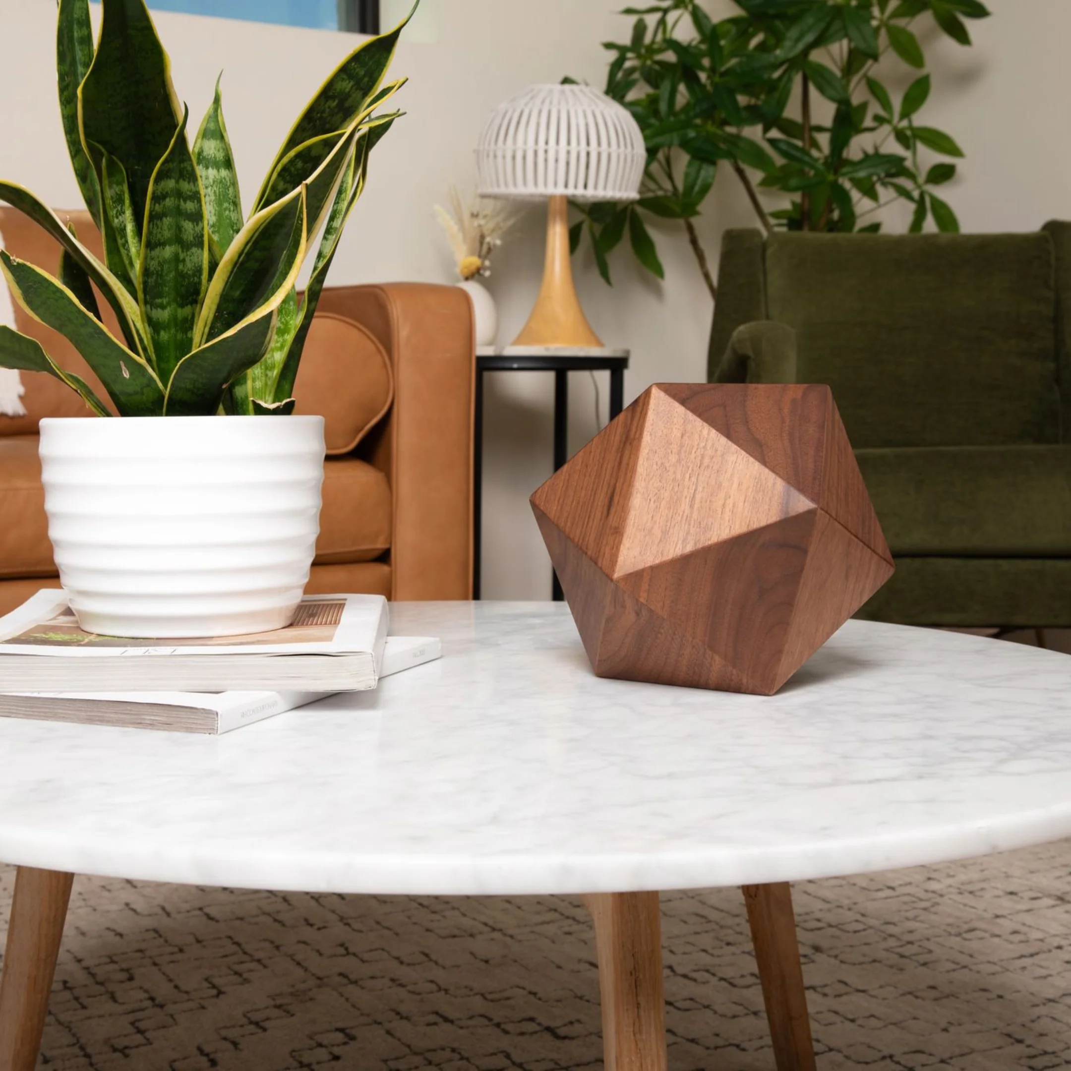 The Bleecker Urn in Walnut - Image 8