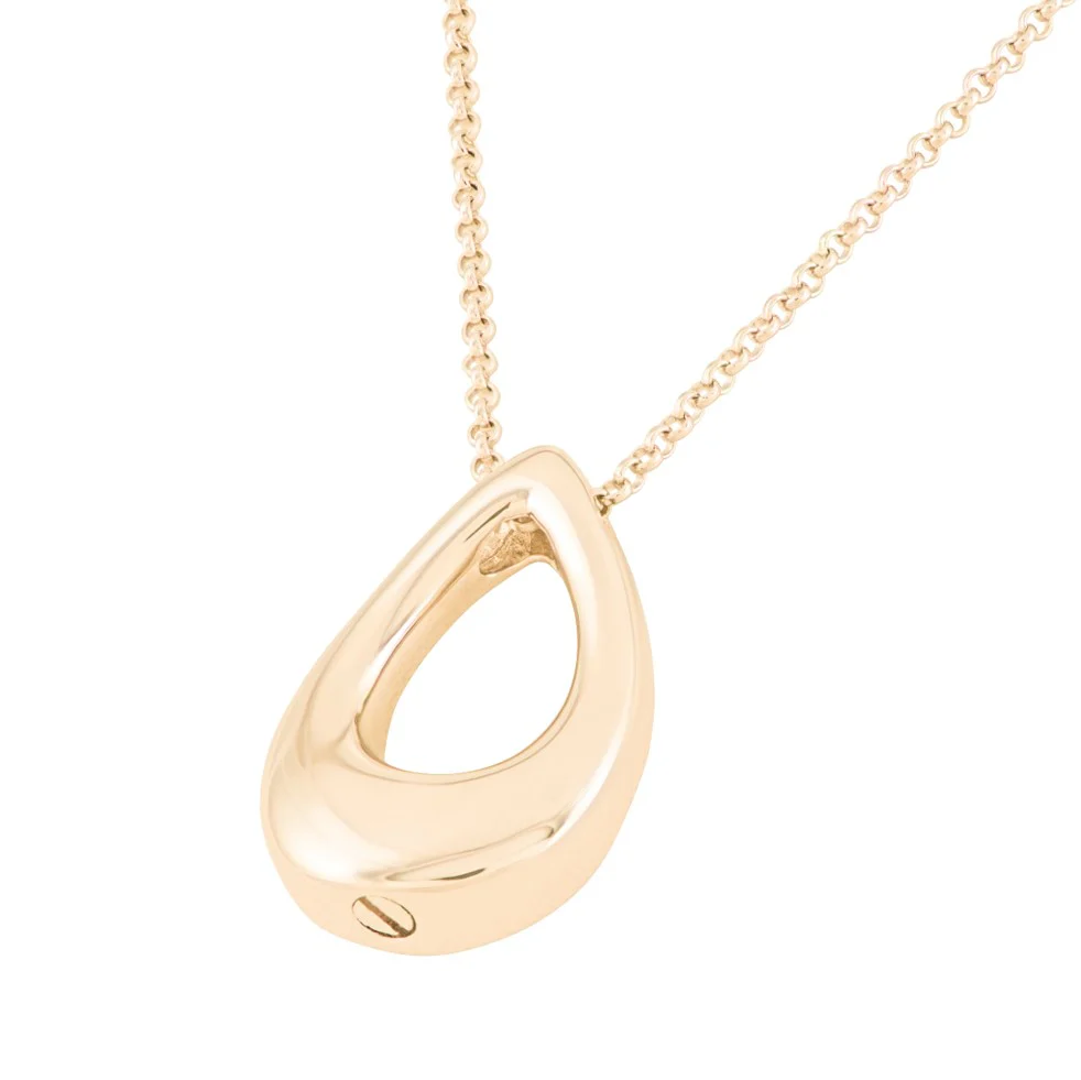 The Hollow Teardrop Cremation Necklace - Image 3