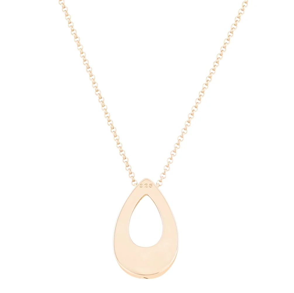 The Hollow Teardrop Cremation Necklace - Image 4