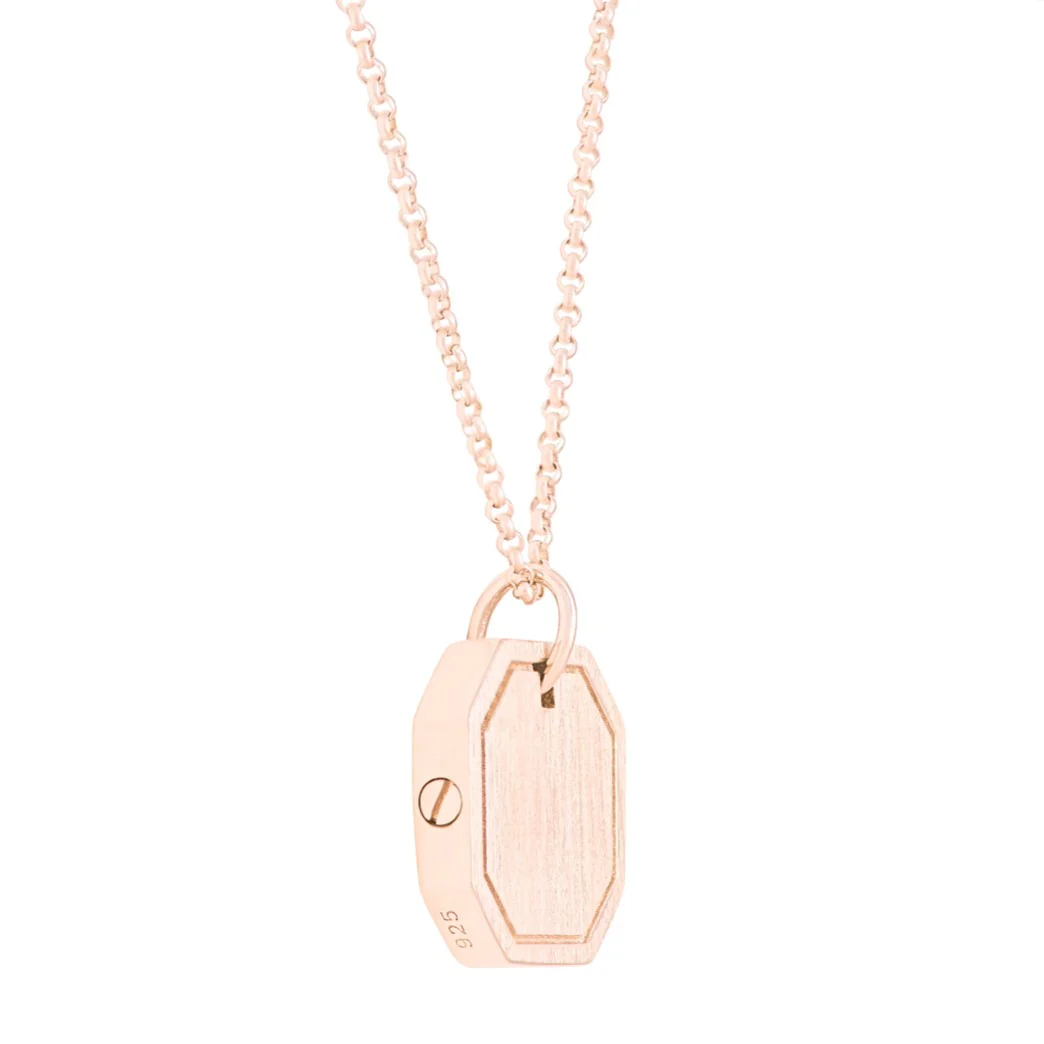 The Octagon Cremation Necklace - Image 9