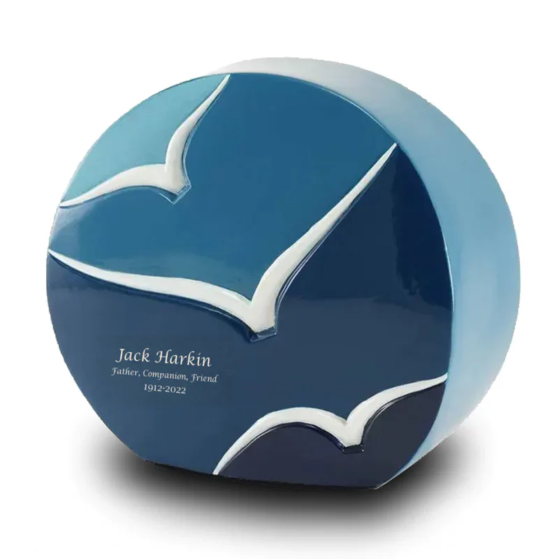 The Winston Urn in Bird Blue - Image 3
