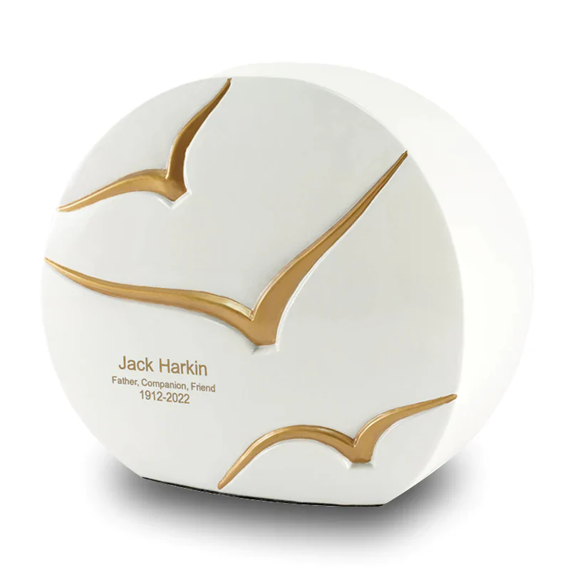 The Winston Urn in Bird White - Image 3
